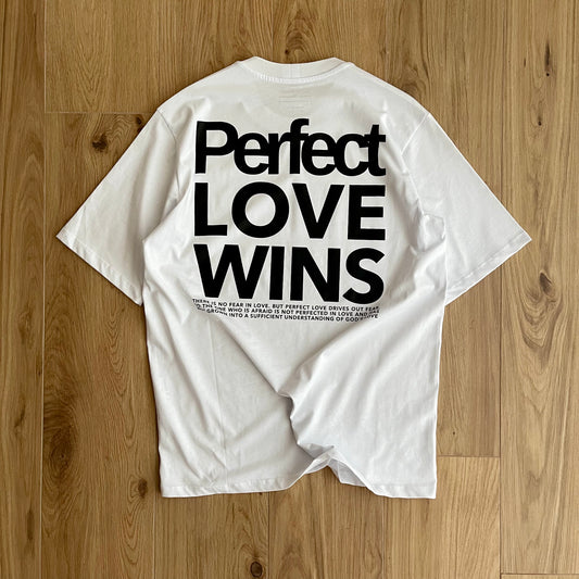 PERFECTLOVEWINS - BOXY TEE (WHITE)